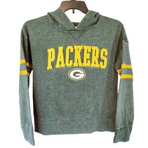 Green Bay Packers NFL Team Apparel Football Sleepwear Hoodie Women's Small